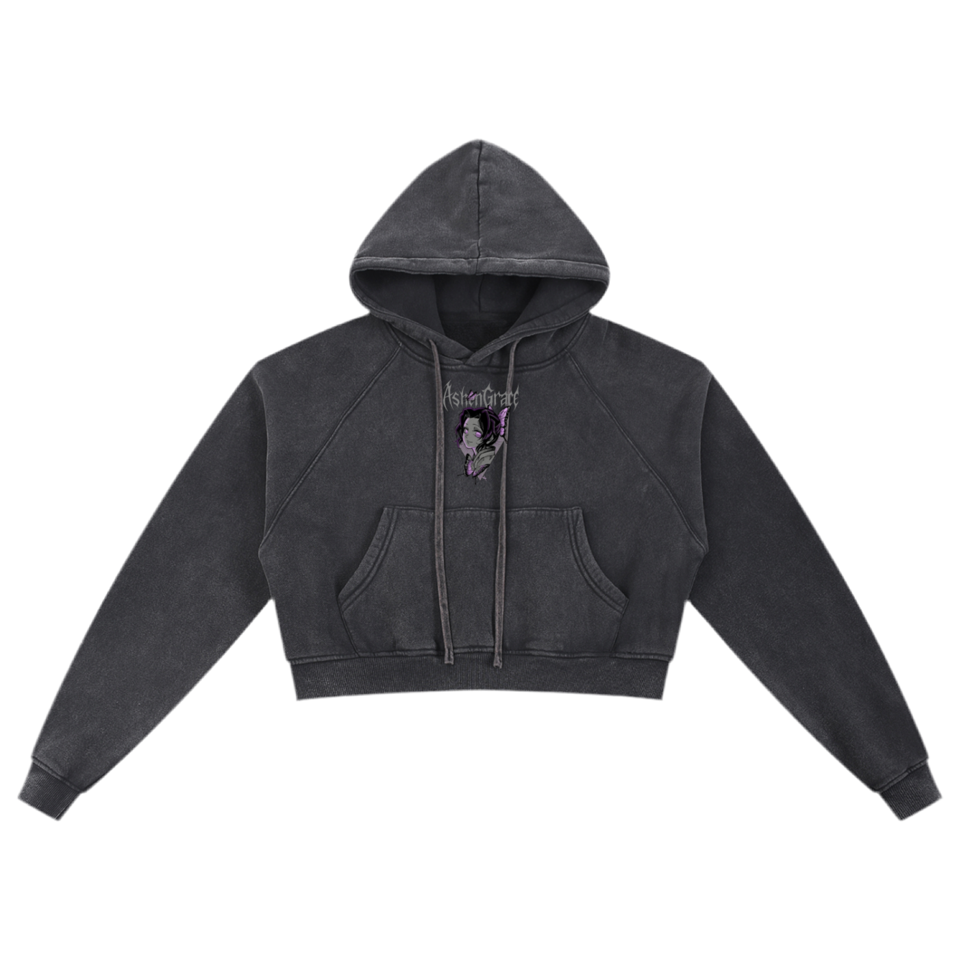 Shinobu Cropped Hoodie