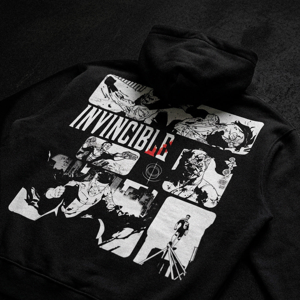 Comic Panel Oversized Hoodie