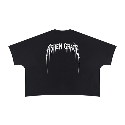 Unisex Heavyweight Boxy Raw Edge T-Shirt
