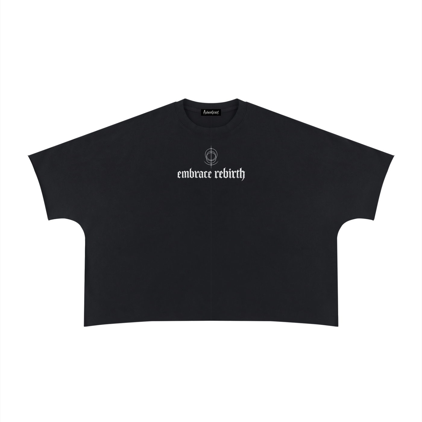 Unisex Heavyweight Boxy Raw Edge T-Shirt