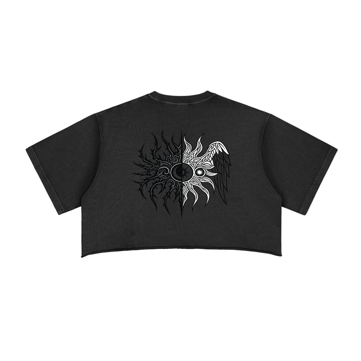 Tainted Edge Womens Crop Top