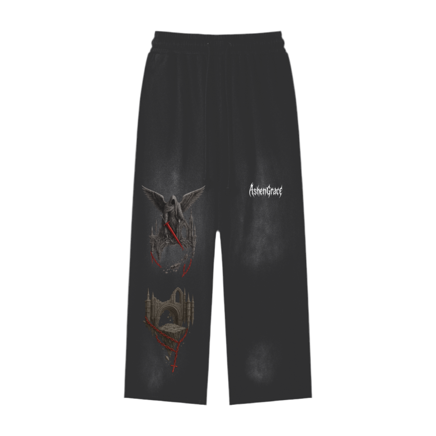 Split Sanctum Sweatpants [Crimson Omen]