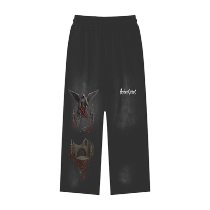 Split Sanctum Sweatpants [Crimson Omen]