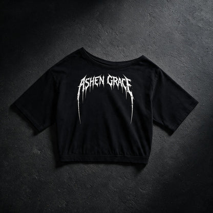 Asymmetric Shoulder Oversized Cotton T-Shirt
