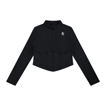 Women's Slim Fit Full-Zip Yoga Jacket