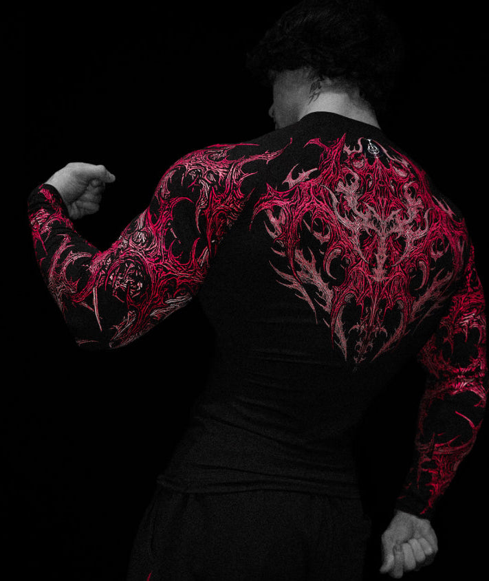 Infliction Compression Shirt [Scarlet Rot]
