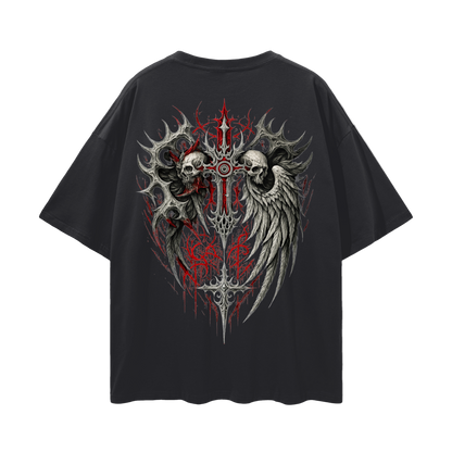 Radiance Oversized T-Shirt [Crimson]