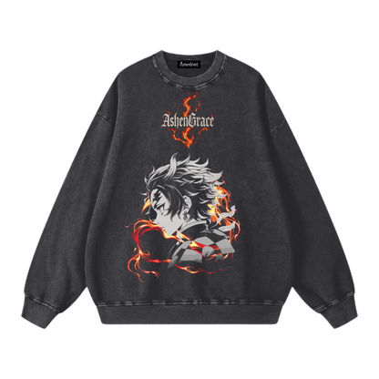 Eternal Flame Oversized Sweatshirt