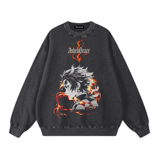 Eternal Flame Oversized Sweatshirt