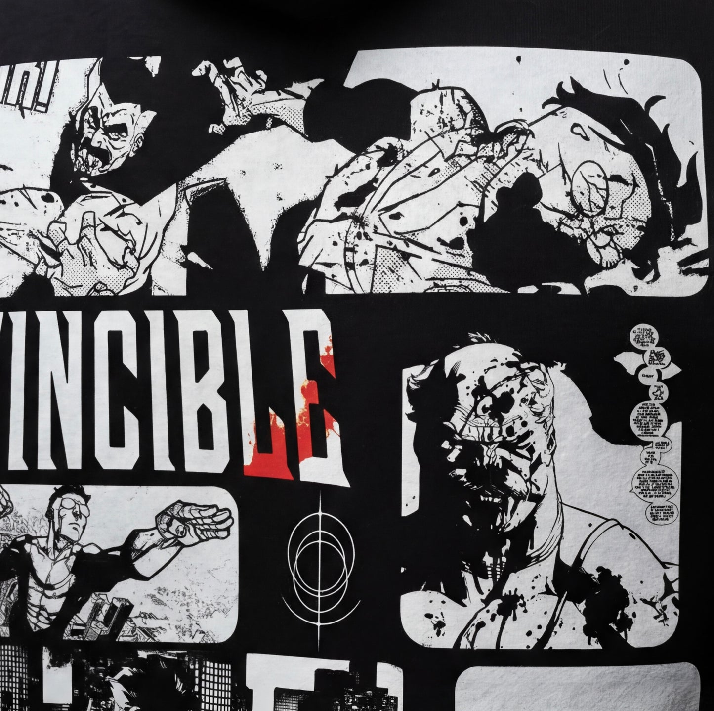 Comic Panel Oversized Hoodie Battle Damaged [Limited Edition]