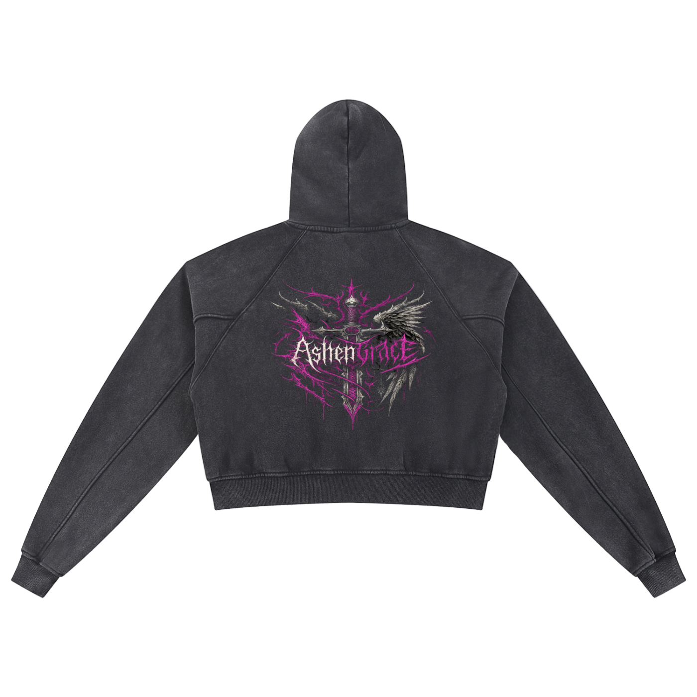 Oathbound Cropped Hoodie [Blossom]