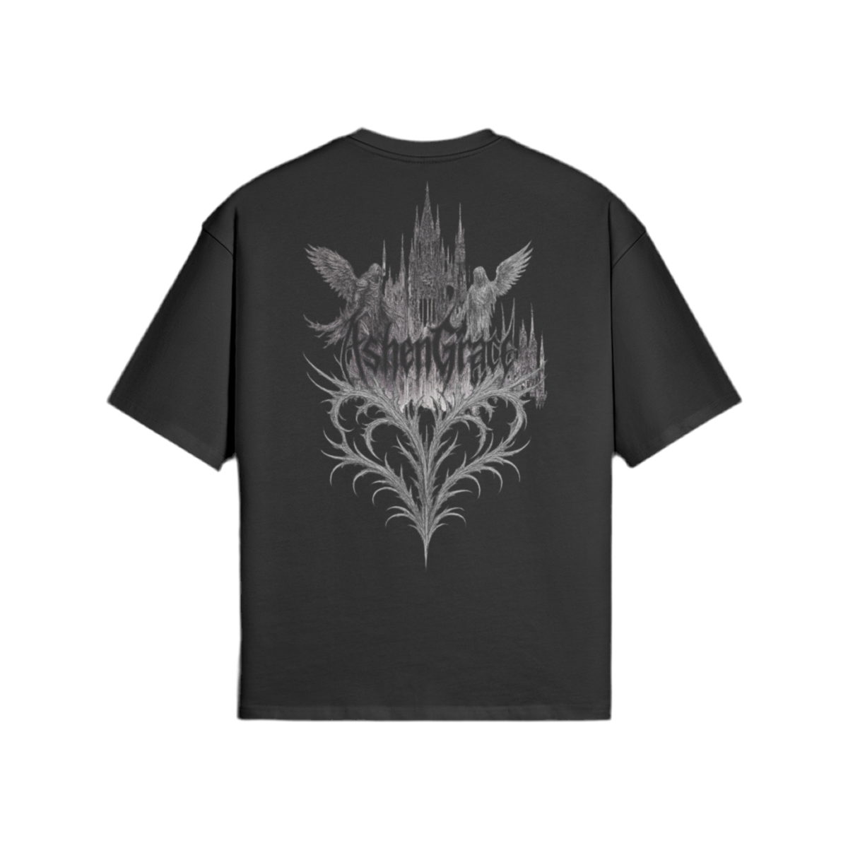Wings of Desolation Oversize T-Shirt [Sanctified Ash]