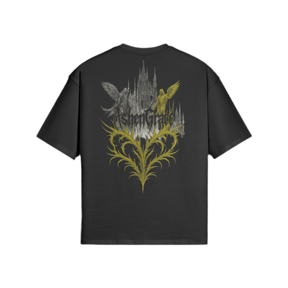 Wings of Desolation Oversize T-Shirt [Chapel Gold]