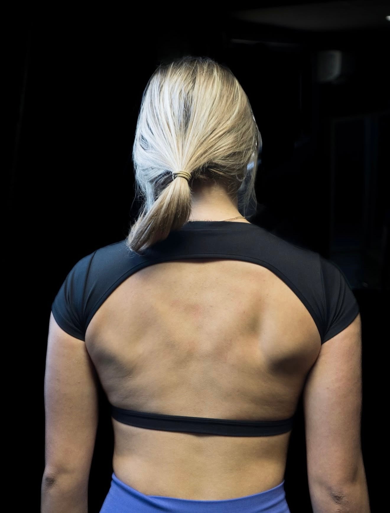 Jet-Stream Open Back Top [Stellar Bloom]