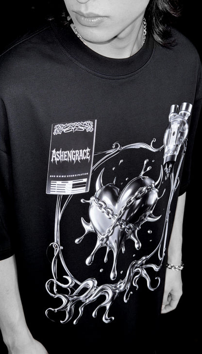 Chromatic Pulse Oversized T-Shirt