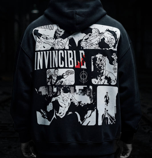Comic Panel Oversized Hoodie