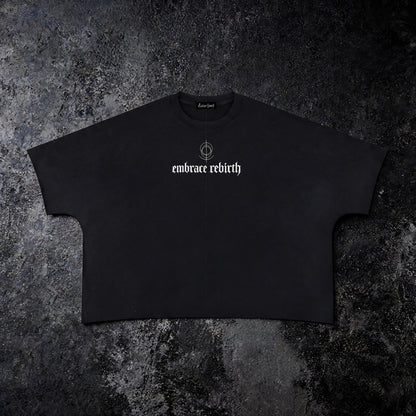 Rebirth Box Cut Oversized T-Shirt