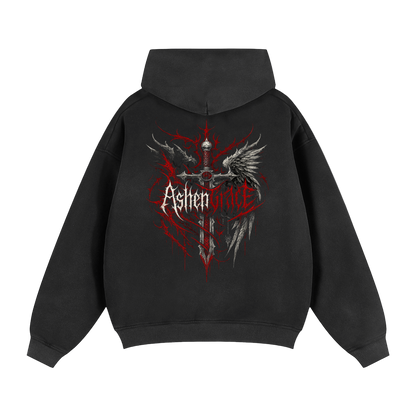 Oathbound Zip-Up Jacket. [Crimson]